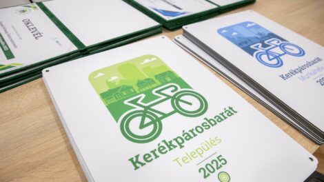 Átadták a „Kerékpárosbarát” díjakat