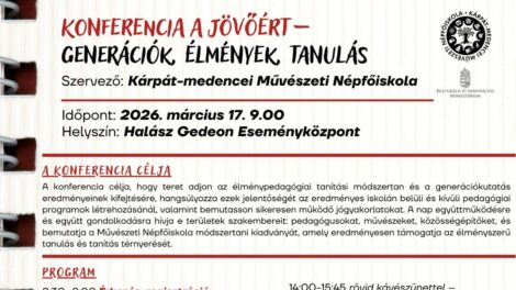 Konferencia a jövőért – generációk, élmények, tanulás