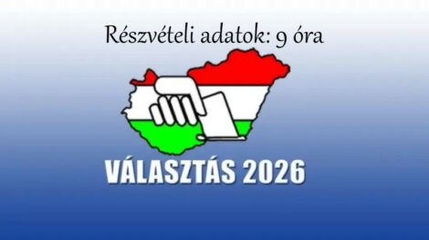 Választás 2026 – részvételi adatok (9 óra)